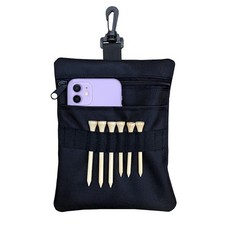 Golf Tee Pouch Bag,Zipper Golf Ball Bag,Golf Accessory Pouch,Golf Accessories...