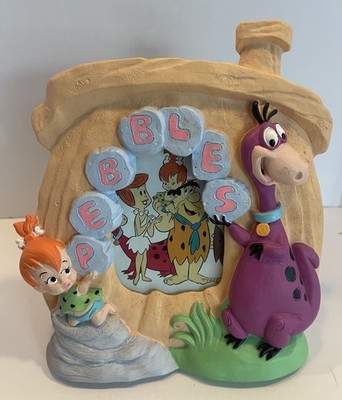 NEW Flintstones Dino Pebbles Picture Frame 1993 3'' X 3.5'' Photo Hanna-Barbera