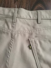 VINTAGE Levis 517 Beige Sta-Prest Pantalone Uomo 38W 30 L