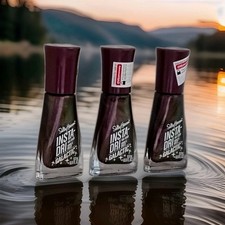 Sally Hansen INSTA-DRI Nail Polish GALACTIC Lot of 3 Color 113 MILKY SLAY Purple