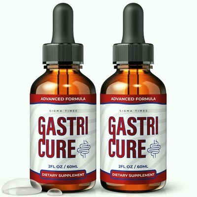 Gastri Cure Drops - GastriCure Natural Digestive Support and Comfort - 2 Pack