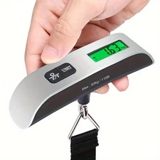 1pc Digital Luggage Scale with LCD Display Ergonomic Hanging Suitcase We