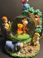 Vintage Disney Winnie the Pooh Musical Snow G...