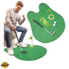 Potty Putter Toilet Time Golf Game - - Funny Novelty Bathroom Sports Gift