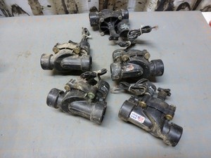 Lot of 5 Buckner - 1" Female NPT Thread Flow Control Valve W/ 24VAC Solenoid USA