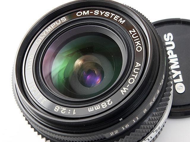 Olympus OM Zuiko Auto-W 28mm F2.8 Wide Angle Prime Lens Full Frame