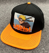 Naruto Shippuden Snapback Cap Hat Embroidered Uzumaki Clan Japanese Anime Screen