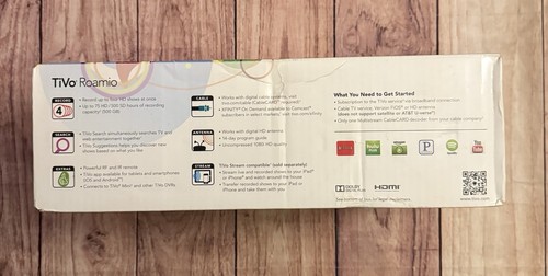 TiVo Roamio Series5 - TCD846500 HD DVR Cable Antenna Multimedia Hub Tested - Afbeelding 8 van 24