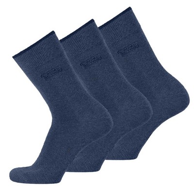 camel active Herren Socken, 3er Pack - Basic Socken, Bio-Baumwolle