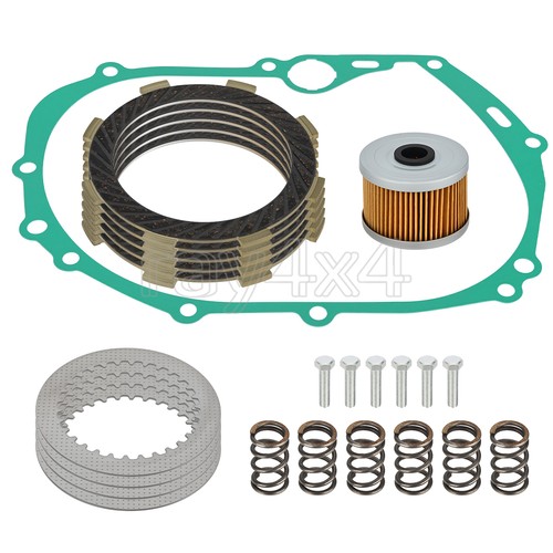 Clutch Plates Kit w/ Gasket Springs For Suzuki DRZ110 03-05 KLX110 KLX110L 02-24 - Picture 7 of 13