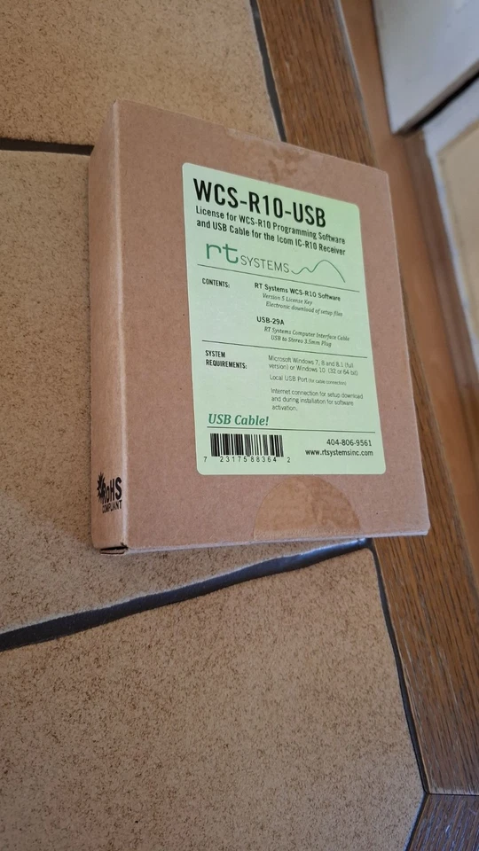 ++ WCS-R10 - ICOM IC-R10 - Software di programmazione radio e cavo USB-29A ++ NUOVO! - Immagine 3 di 4