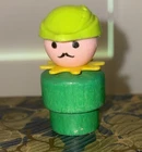 Vintage Fisher Price Little People Castle Robin Hood Woodsman Figure 993