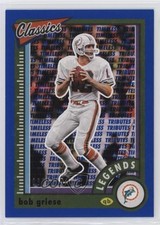 2022 Classics Legends Timeless Tributes Light Blue /125 Bob Griese #130 HOF 0u9t