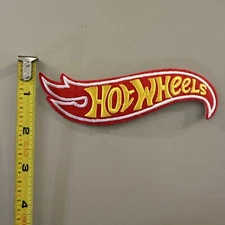 Hot Wheels (Big Logo -  Iron on patch) Toy/ Racing / Car/ Truck/ Die Cast