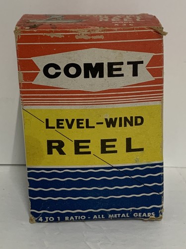 Comet Level-Wind Reel Model X3C Vintage Caster Japan 4 To 1 Ratio Metal Gears - Imagen 3 de 12
