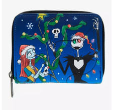 Disney Nightmare Before Christmas Jack  Sally Tree Decorating Wallet -Holiday