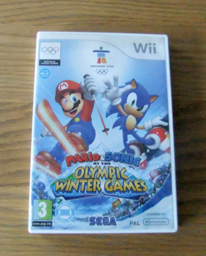 Mario & Sonic bei den Olympischen Winterspielen Vancouver 2010 Nintendo Wii Spiel - Bild 1 von 3