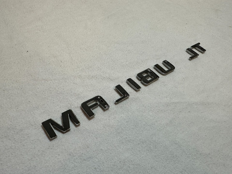 2016 2023 Chevrolet Malibu Rear Trunk Lid MALIBU LT Letter Emblem