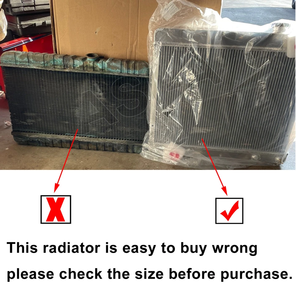 3-Row Radiator&Shroud Fan Fit 1960-1964 Buick LeSabre Electra Skylark/Special Foto 2 de 4