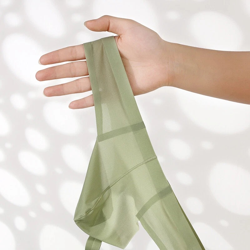 Men's  Ice Silk Sexy Thongs Underwear Soft Transparent Breathable T-back M-2XL - Image 3 of 4