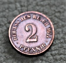 2 Pfennig 1914 A, in vz- stempelglanz