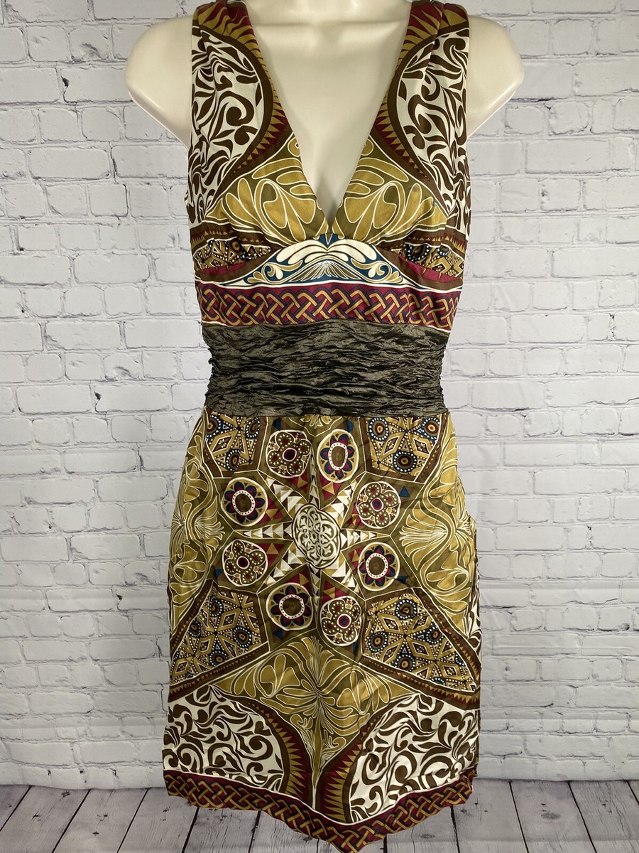 Nicole Miller Collection V Neck Sleeveless Olive Green Nicole Miller Collection V Neck Sleeveless Olive Green