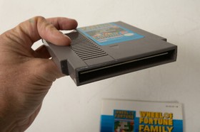 Wheel of Fortune Nintendo NES (E3L) Game Cartridge (JSF6) w/Booklet 1990 Family