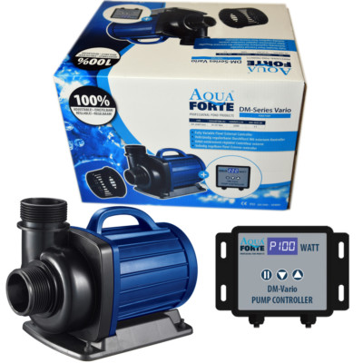 AquaForte DM Vario S 10000 22000 30000 regelbare Teich Filter Bachlauf Pumpe Koi