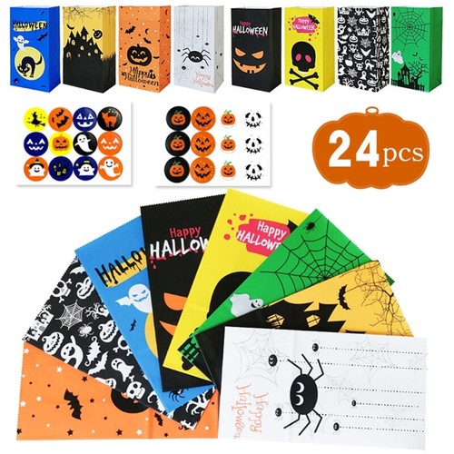Halloween Advent Calendar Paper Candy Bags 24 Days Pumpkin - Picture 6 of 7