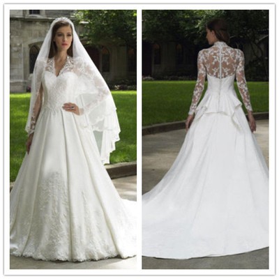 satin wedding gowns 2019