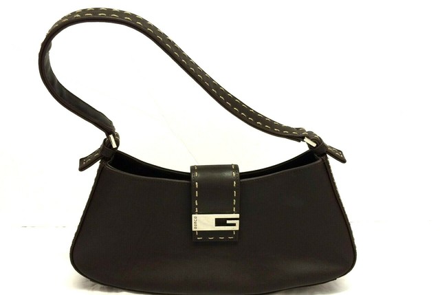 Guess Womens Dark Brown Shoulder Bag/Handbag | eBay