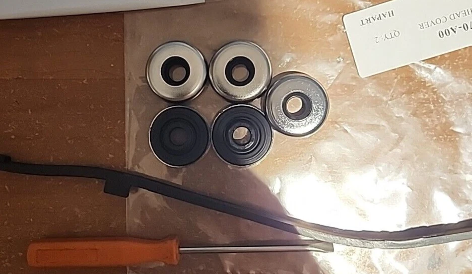 Juego de juntas de cubierta de válvula delantera Honda Acura OEM V6 sellos de tubo ojales nuevo 08-17 Foto 2 de 3