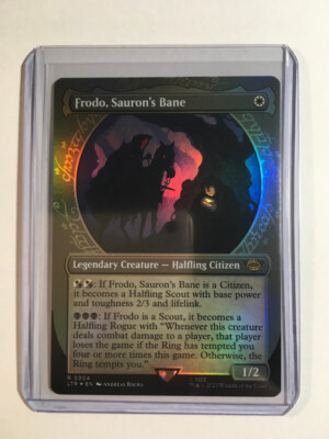 MTG Frodo, Sauron's Bane Showcase Foil The Lord of the Rings - NM