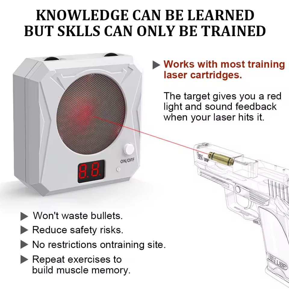 Dry Fire Laser Trainingssystem Für Schießübungen - IPSC, IDPA, USPSA Kompatibel