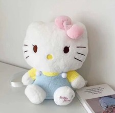 NEW CUTE HELLO KITTY PLUSH STUFFED TOY BACKPACK In Color Blue/Yellow