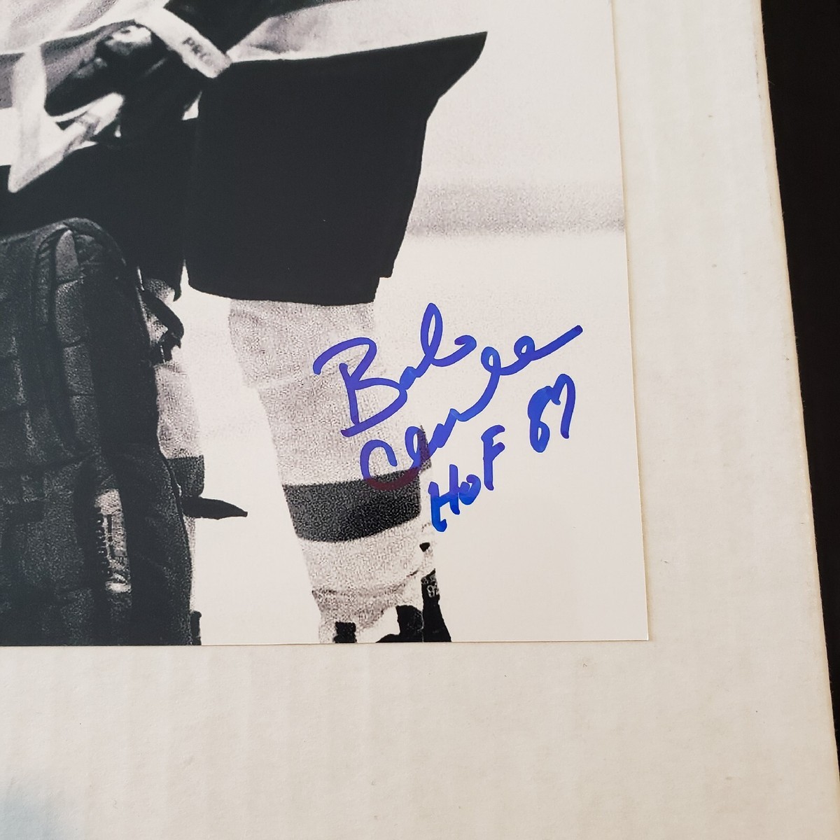 BERNIE PARENT BOBBY CLARKE HOF Autographed Signed 8x10 Photo