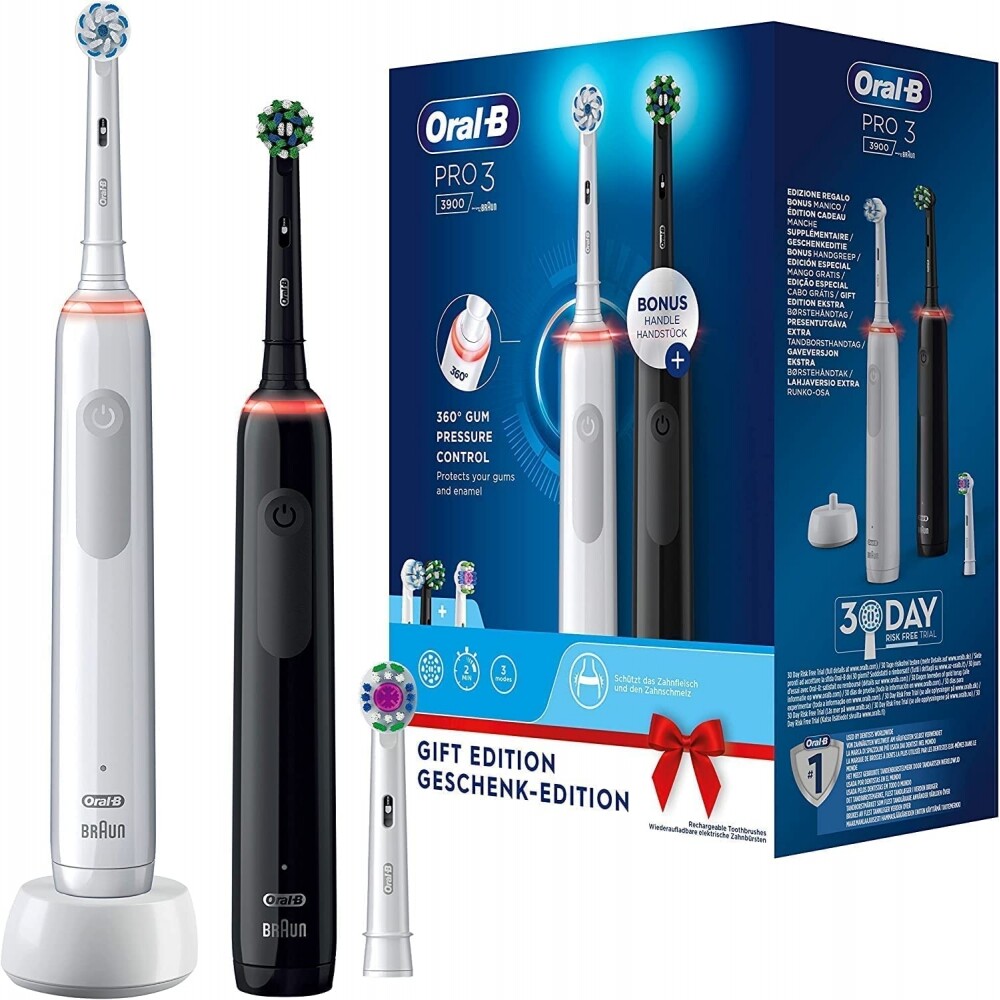 Oral-B Pro 3 3900 Geschenk Edition - Электрический прибор для измерения температурытаймер schwarz NEU 21790₽
