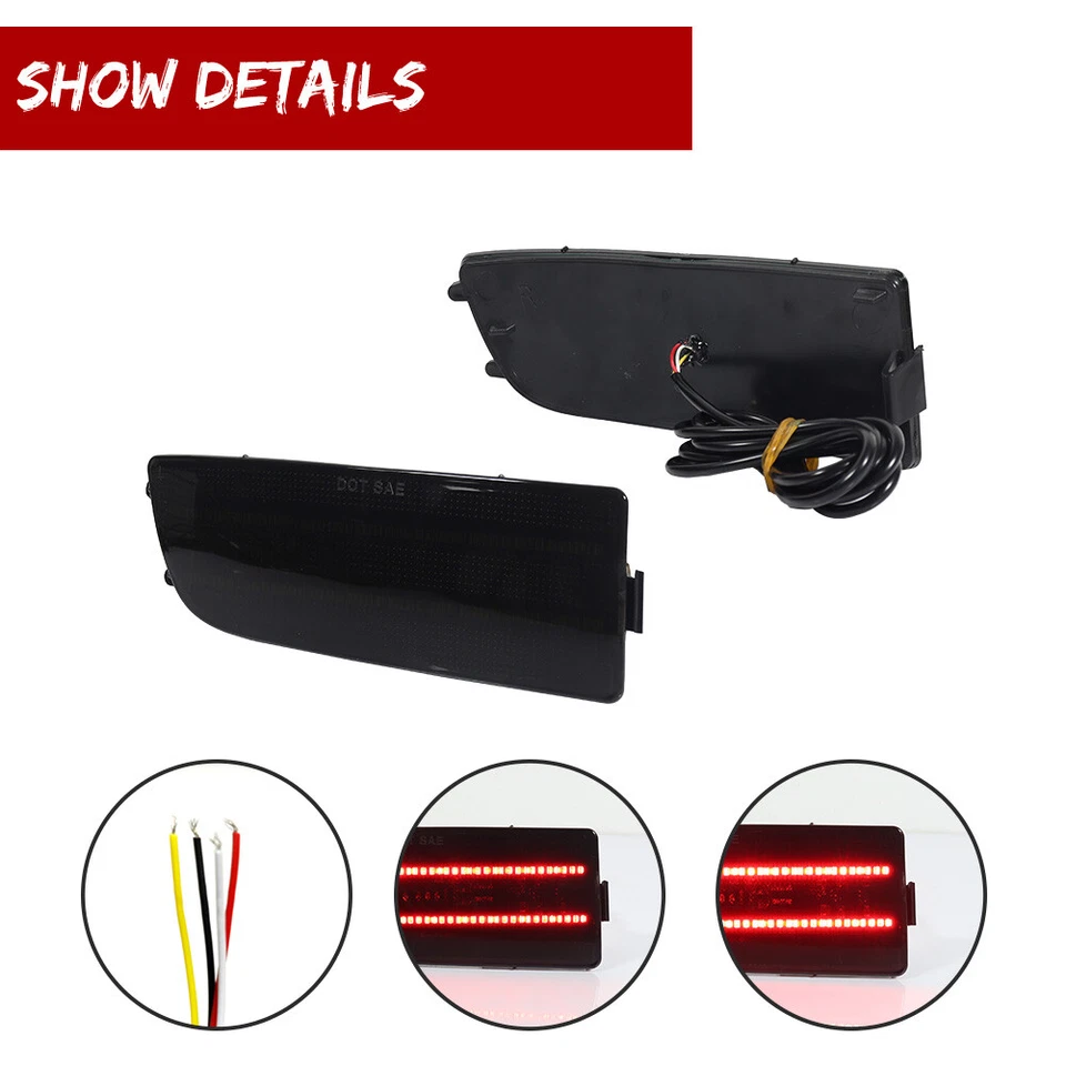 Luz de freno trasera LED ahumada con señal de giro secuencial para Benz Sprinter W90 07-18 Foto 4 de 4