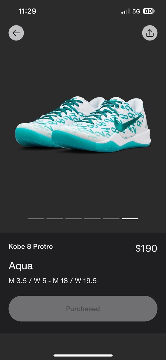 kobe 8 protro aqua | eBay