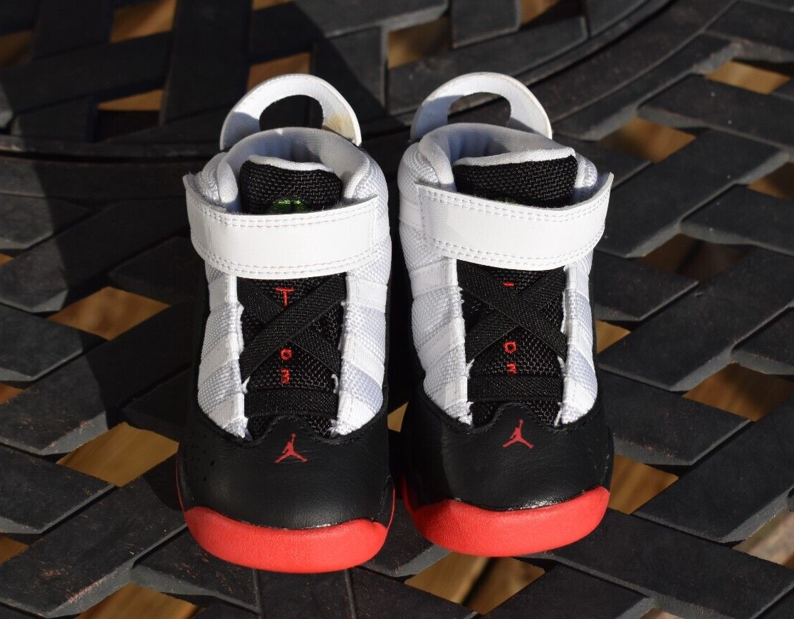 Nike Air Jordan 6 Rings TD 'He Got Game' 323420-008 Toddler Nike Air Jordan 6 Rings TD 'He Got Game' 323420-008 Toddler