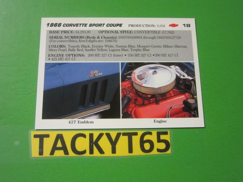 1991 VETTE SET SINGLE CARD(S) NEW YOU CHOOSE - Picture 42 of 202