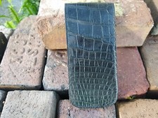 Wild American Alligator Eyeglass Sun Glasses Case gator leather hide OC23