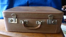 Petite Valise Ancienne En Carton Vintage  45,5 x 33 x 16 cm