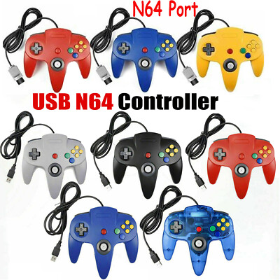 Game Controller For Nintendo N64 USB Gamepad For N64 Konsole PC Mac OS Raspberry