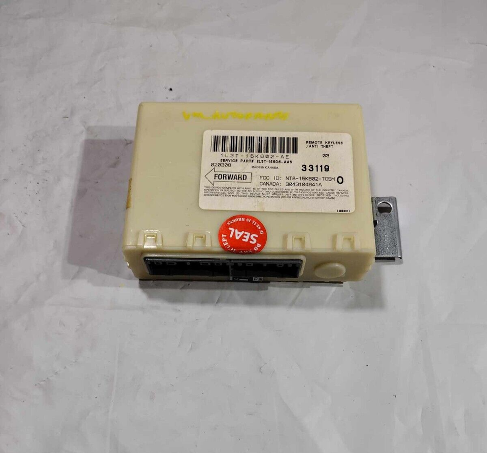 2001 02 03 FORD F150 Anti Theft Keyless Entry Module 1L3T15K602AE Or AD OEM eBay