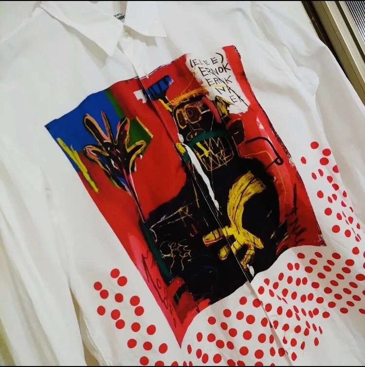 COMME des GARCONS Homme SHIRT, J M Basquiat shirt, S-size. | eBay