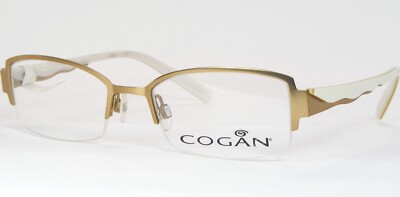 Vintage Yves Cogan YC2066 Or Rare Unique Rare Lunettes 49-18-135