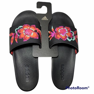 tropical adidas slides