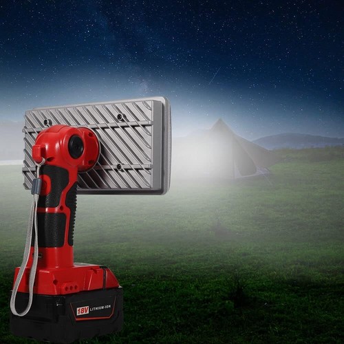 Cordless LED Work Light Powered by Milwaukee 18V M18 Li-ion Battery 48-11-1852 - Picture 9 of 24