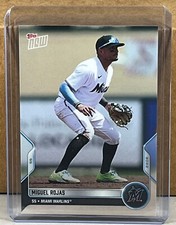 2022 TOPPS NOW Road to Opening Day #OD-245 MIGUEL ROJAS MARLINS Print Run 81